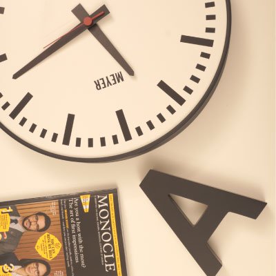 Modern Black Clock