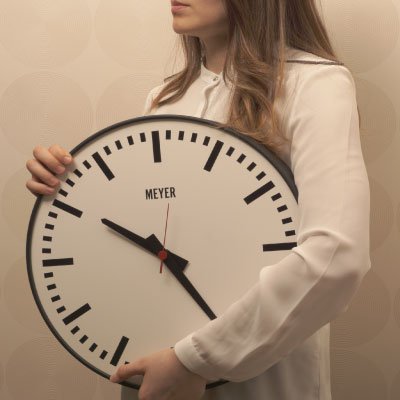Modern Black Clock