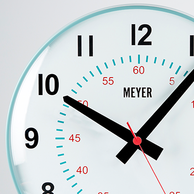 Modern Turquoise Clock