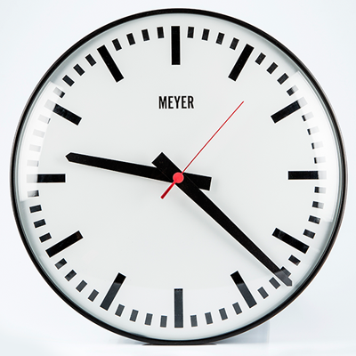 Modern Black Clock